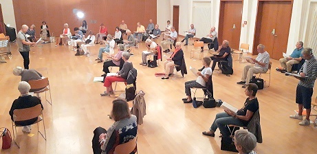 Atelier Choral en répétition